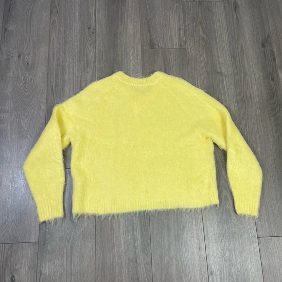 Madewell Brushed Ralph V Neck Pullover Alpaca Wool Blend Sweater US Womens S New - Picture 6 of 6